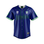 New Zealand Warriors NRL 'Homer' Baseball Jersey Slugger Kids Sizes 8-14!