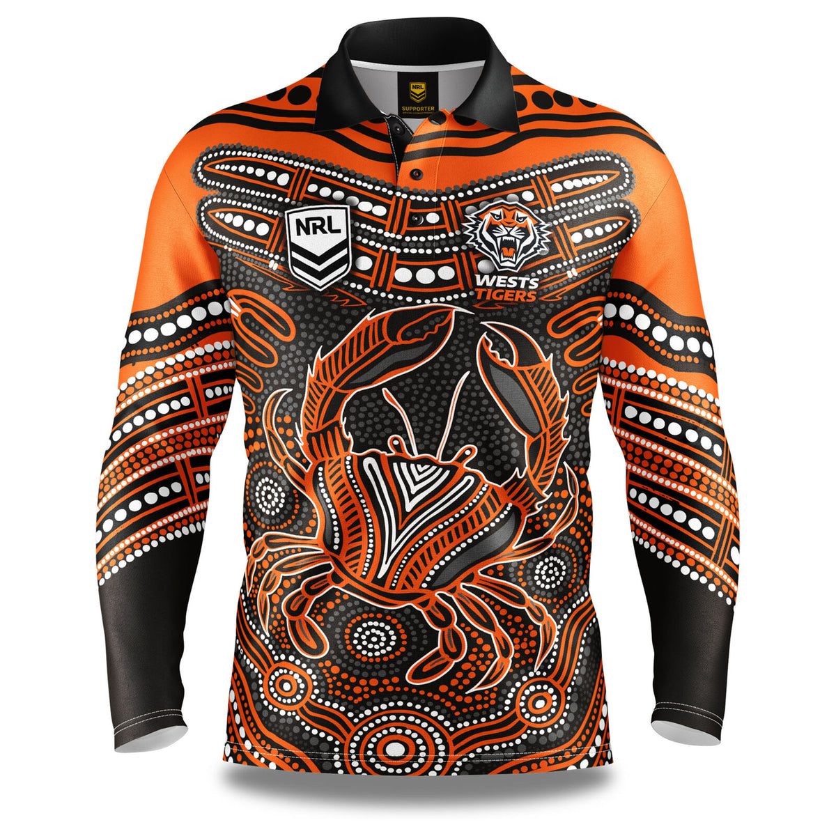 Wests Tigers NRL 'Karumba' Fishing Shirt Adult Sizes S-5XL!