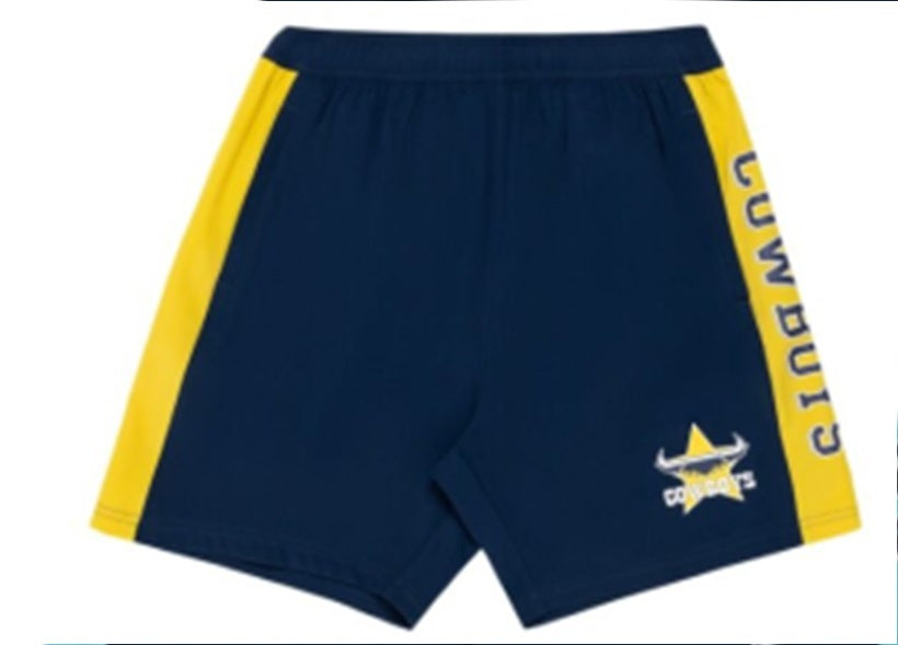North Qld Cowboys NRL Performance Training Shorts Size S-3XL! S4