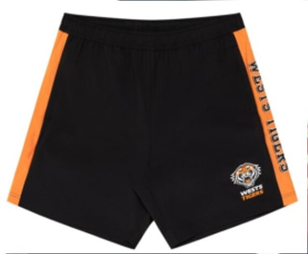 Wests Tigers NRL Performance Training Shorts Size S-3XL! S4