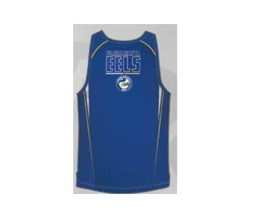 Parramatta Eels NRL Classic Sublimated Singlet Size S-5XL! W6