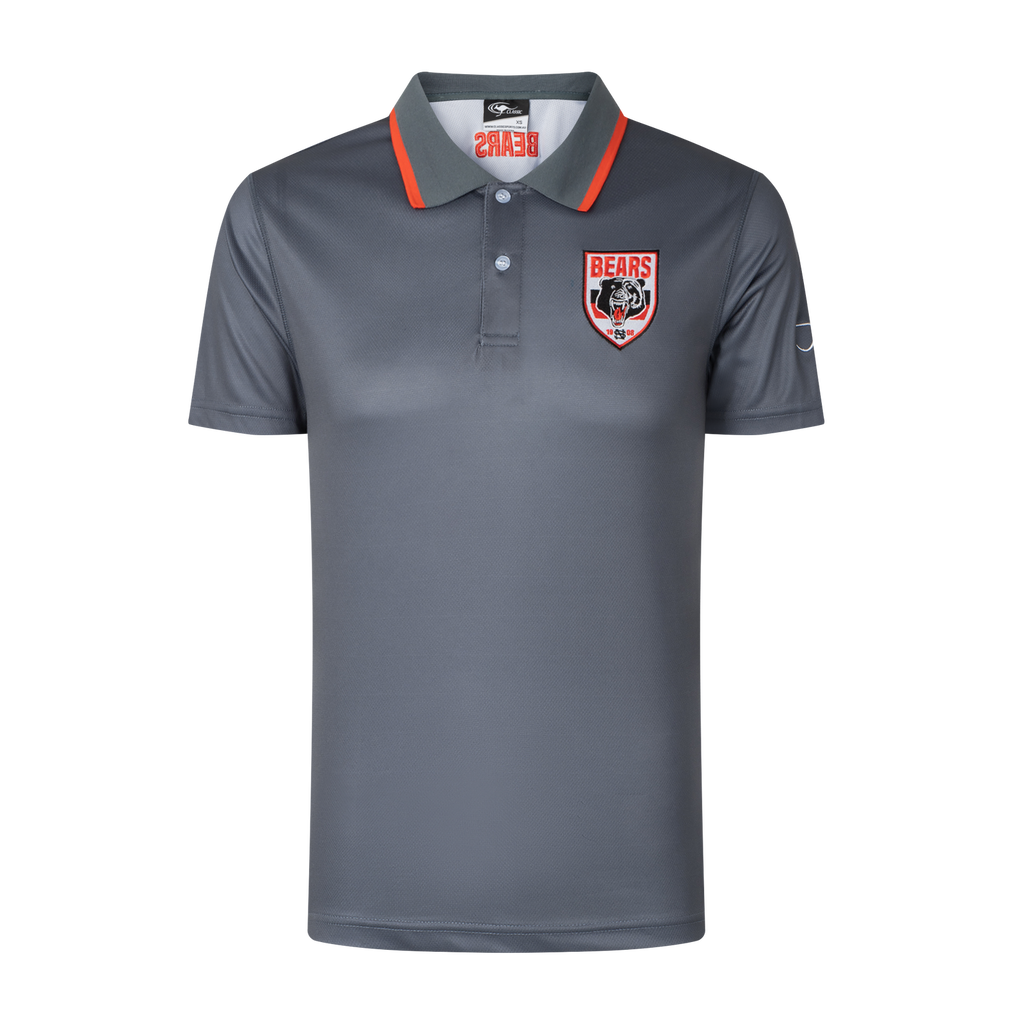 North Sydney Bears NRL Classic Media Polo Shirt Sizes S-7XL! T2