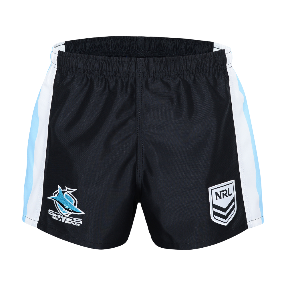 Cronulla Sharks NRL Home Supporters Shorts Sizes S-5XL!