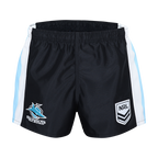 Cronulla Sharks NRL Home Supporters Shorts Sizes S-5XL!