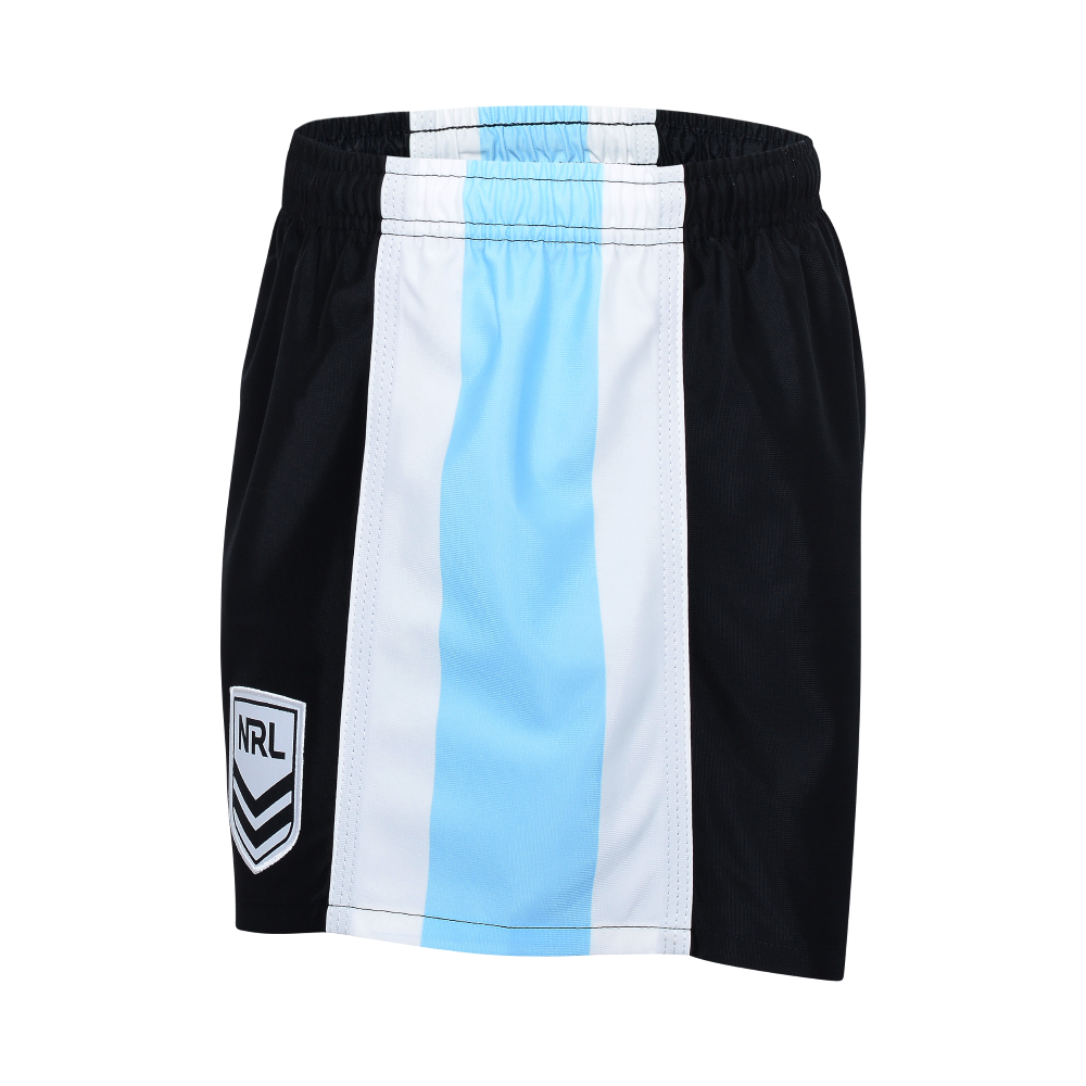 Cronulla Sharks NRL Home Supporters Shorts Sizes S-5XL!