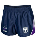 Melbourne Storm NRL Home Supporters Shorts Adult Sizes NEW NRL LOGO