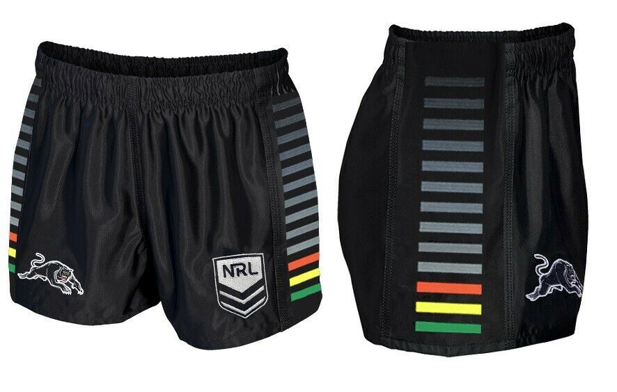 Penrith Panthers NRL Home Supporters Shorts Adults Sizes S-5XL! NEW LOGO