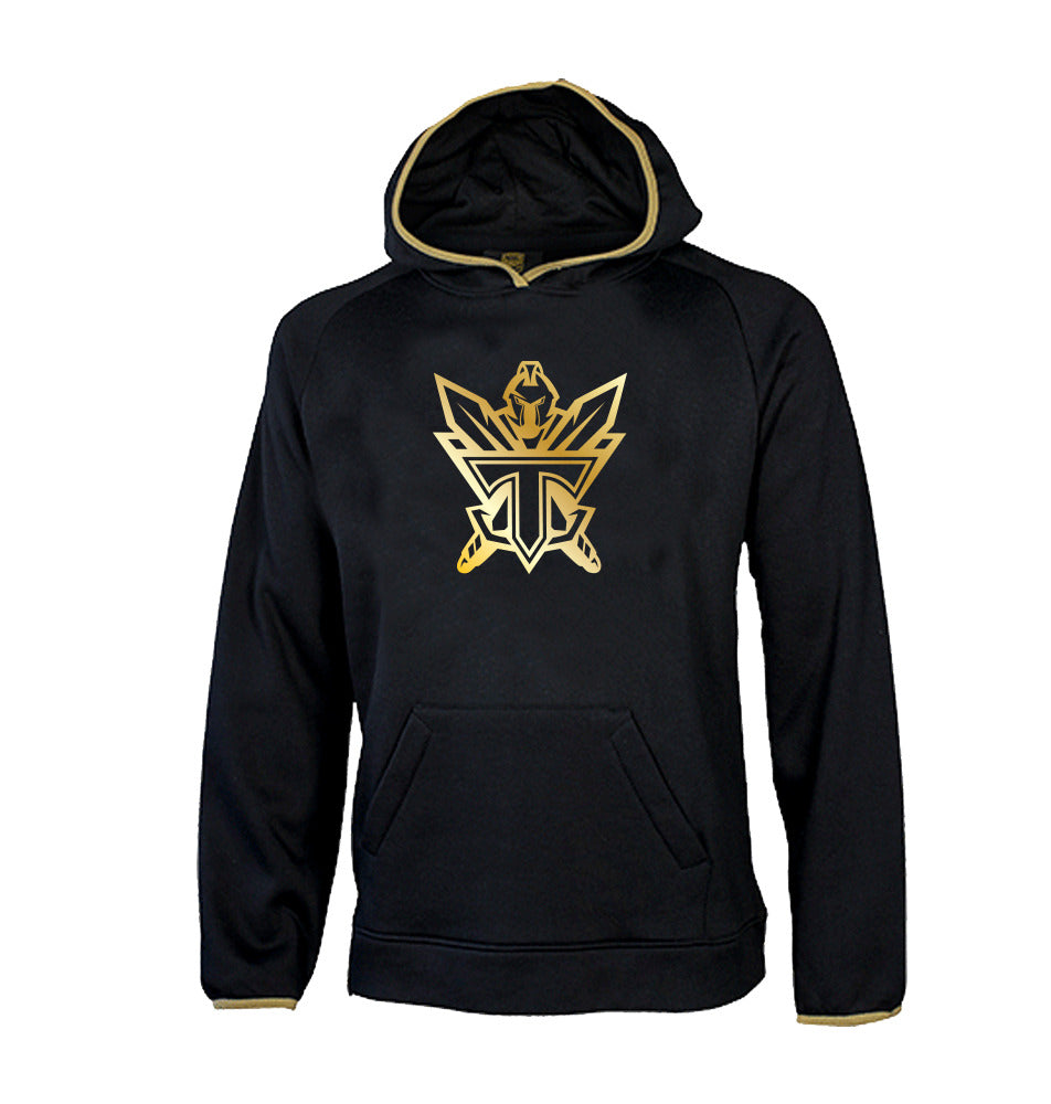 Gold Coast Titans NRL Gold Logo Fleece Hoody Adult Sizes S-5XL! W7