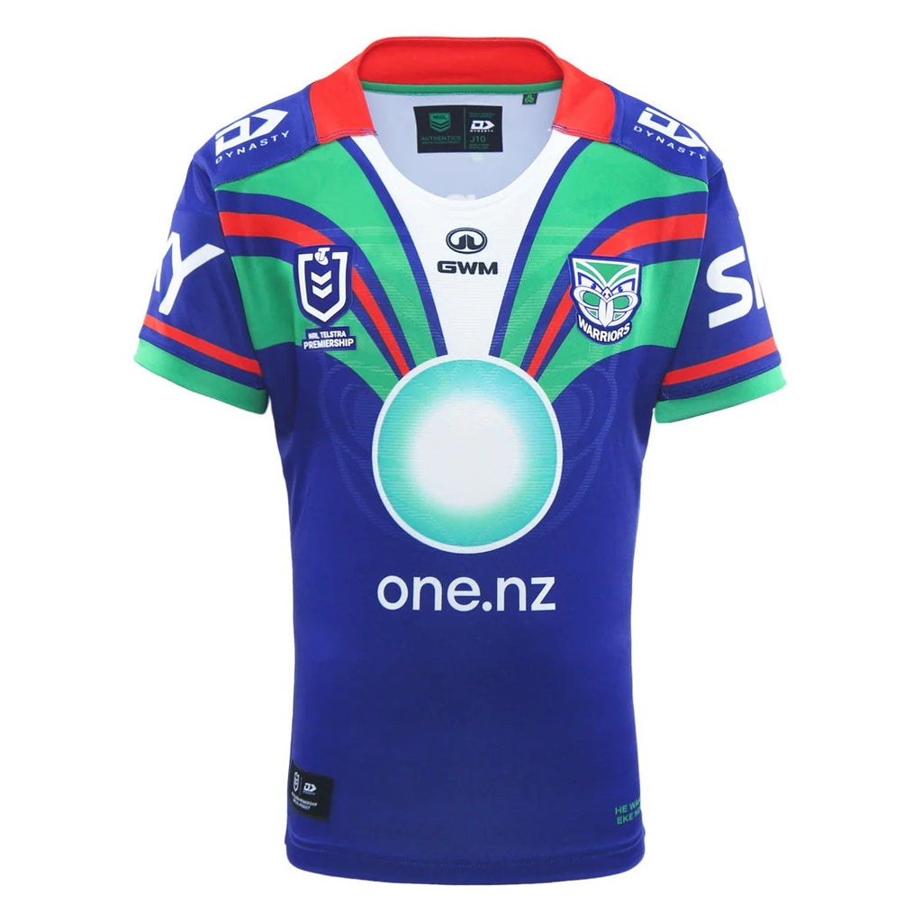 New Zealand Warriors 2025 Dynasty NRL Kids Home Jersey Sizes Kids 6-16!