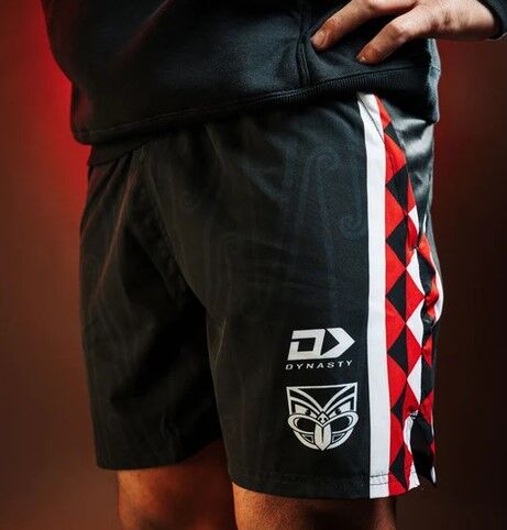 New Zealand Warriors NRL 2026 Dynasty Te Ārahi Indigenous Gym Training Short Sizes S-3XL!