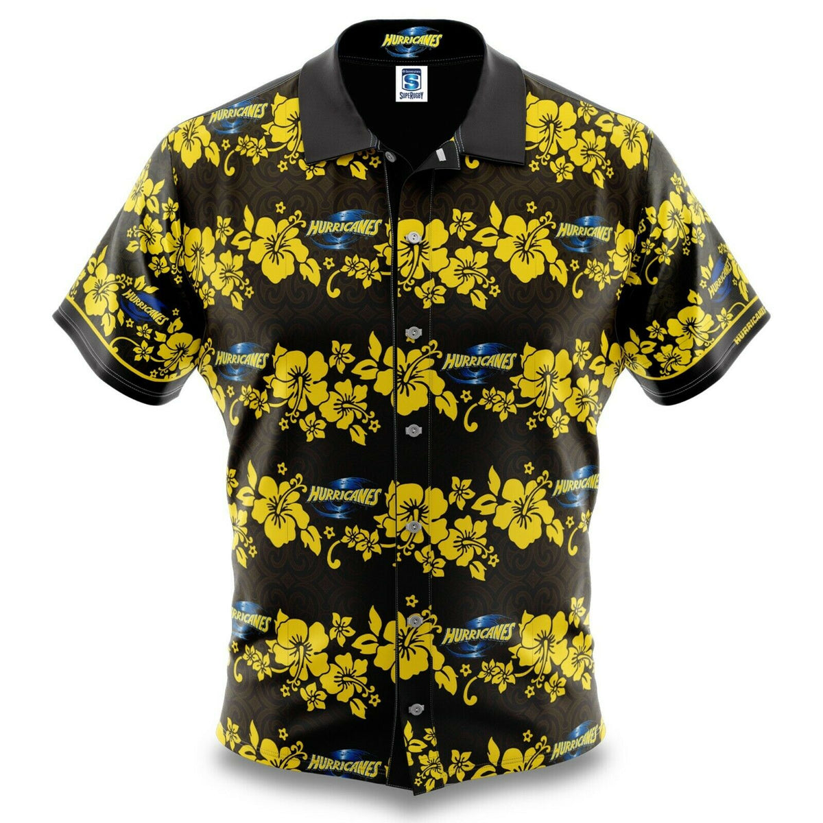 Wellington Hurricanes Super Rugby 2020 Hawaiian Shirt Polo Shirt Sizes S-5XL!