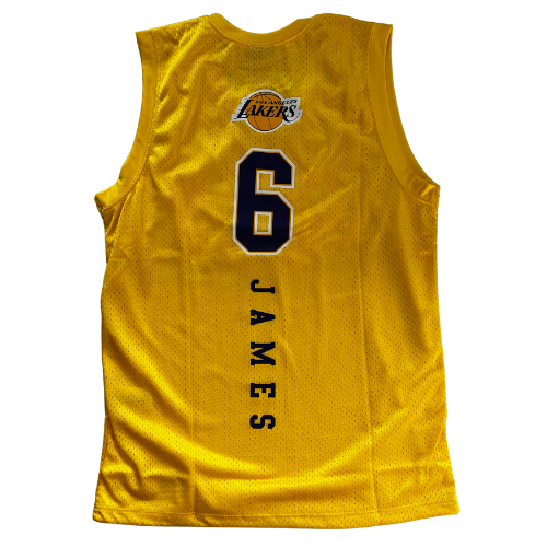 LA Lakers NBA LeBron James Players Basketball Jersey Sizes S-3XL!