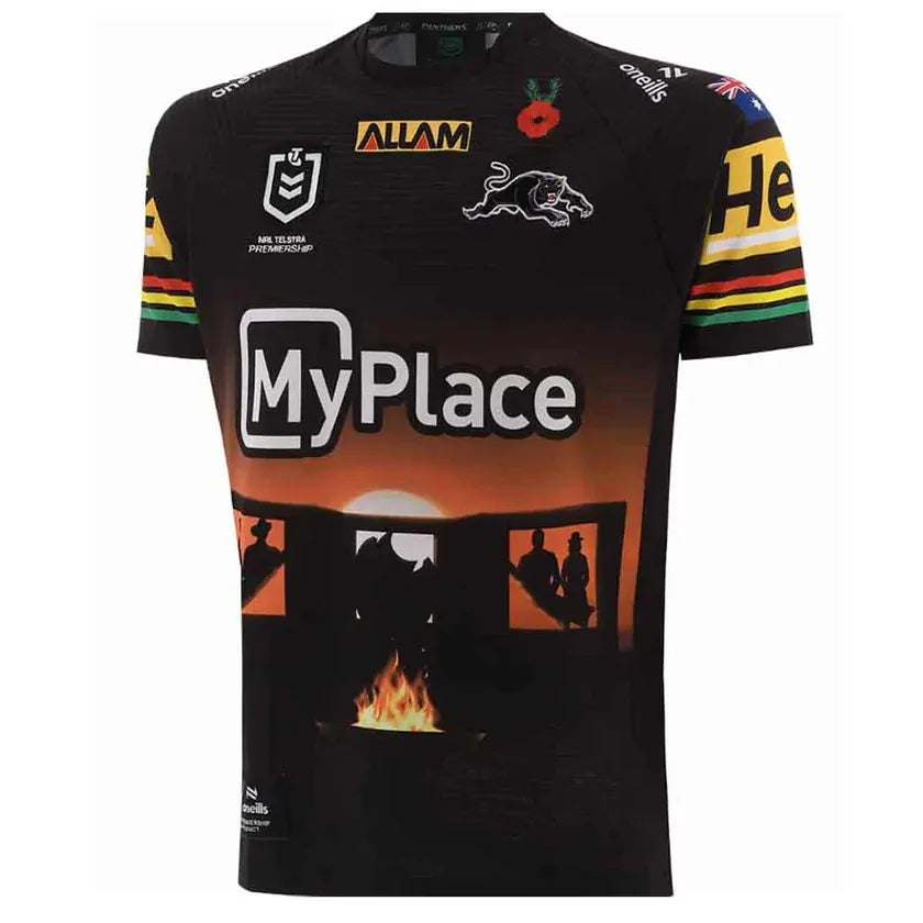 Penrith Panthers NRL 2025 O'Neills ANZAC Jersey Sizes S-7XL!