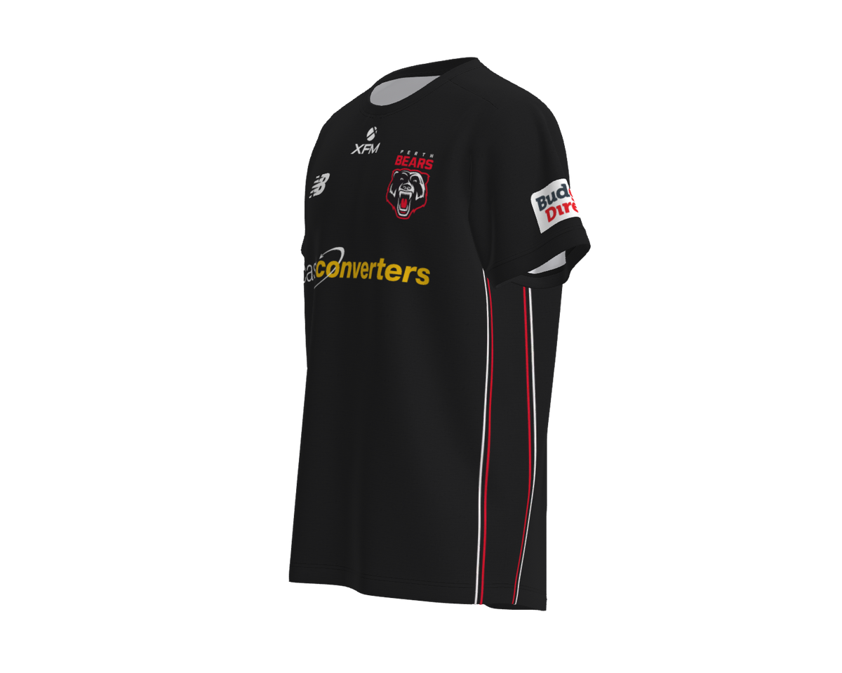 Perth Bears NRL Players 2027 Black Training Shirt Sizes S-5XL!