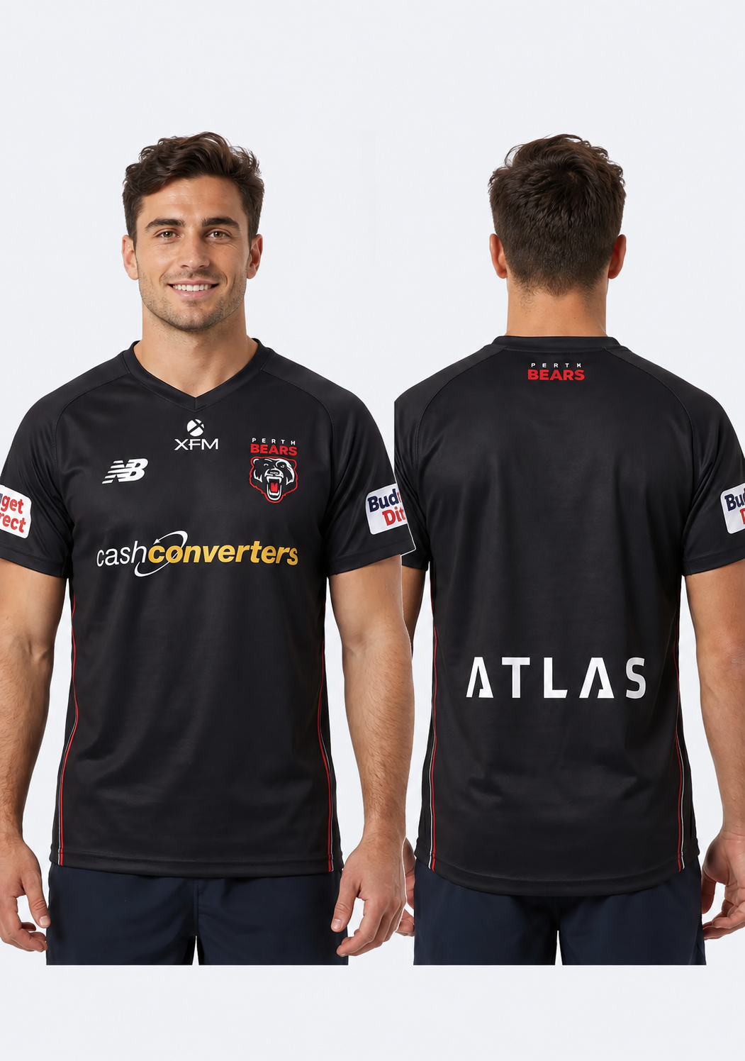Perth Bears NRL Players 2027 Black Training Shirt Sizes S-5XL!