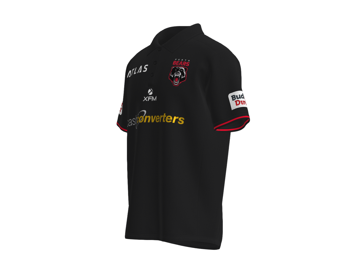 Perth Bears NRL Players Polo Sizes S-5XL!