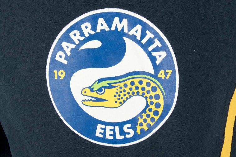 Parramatta Eels NRL ISC Players Navy Training Shorts Sizes S-5XL! T8