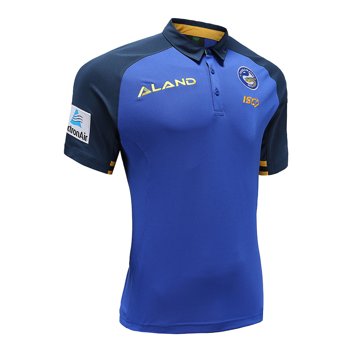 Parramatta Eels NRL Players ISC Media Polo Shirt Sizes S-5XL! T0