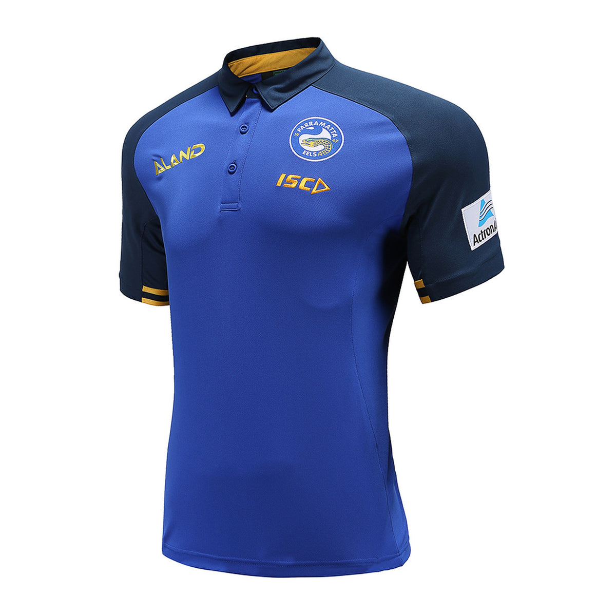 Parramatta Eels NRL Players ISC Media Polo Shirt Sizes S-5XL! T0