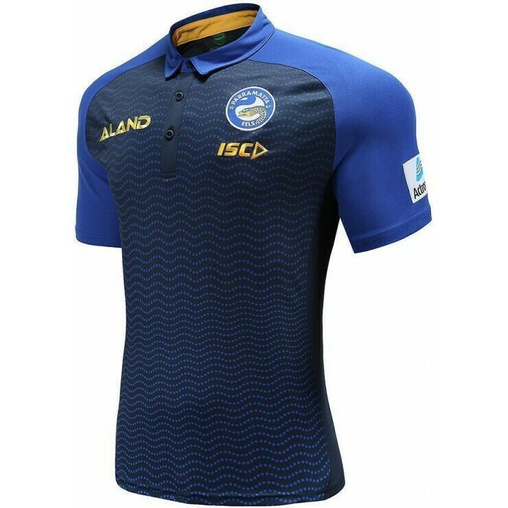 Parramatta Eels NRL Players ISC Sub Polo Shirt Sizes S-5XL! T0