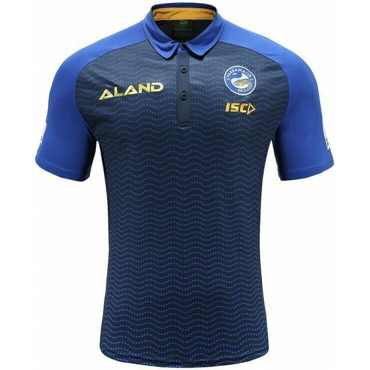Parramatta Eels NRL Players ISC Sub Polo Shirt Sizes S-5XL! T0