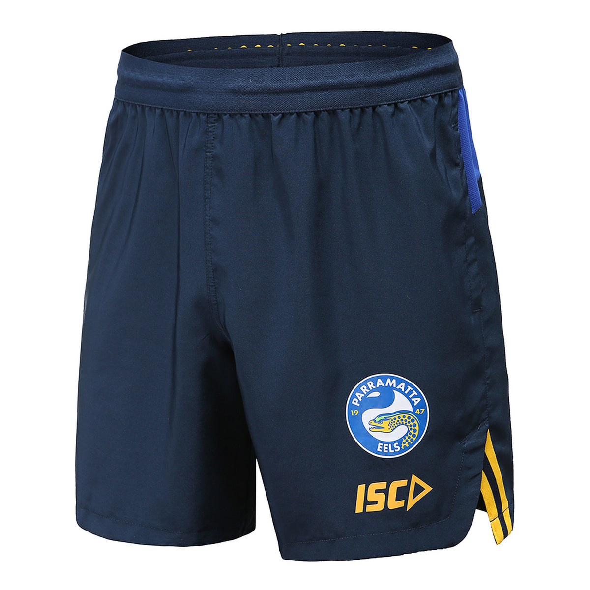 Parramatta Eels NRL Players ISC Training Shorts Sizes 5XL! T0