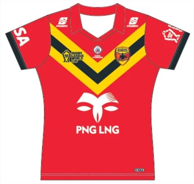 Papua New Guinea PNG Kumuls RLWC 2026 Away Jersey Sizes S-3XL!