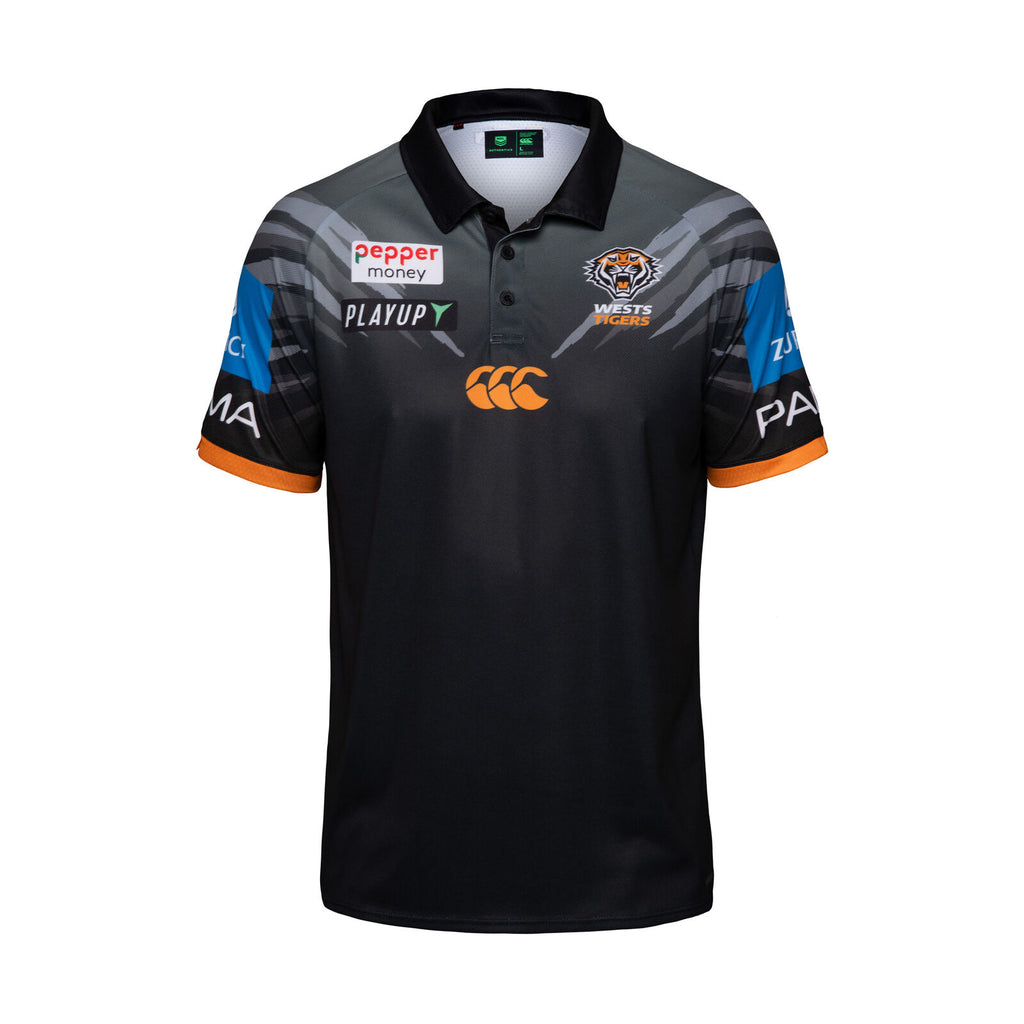 Wests Tigers NRL 2026 CCC Players Media Polo Sizes S-6XL!
