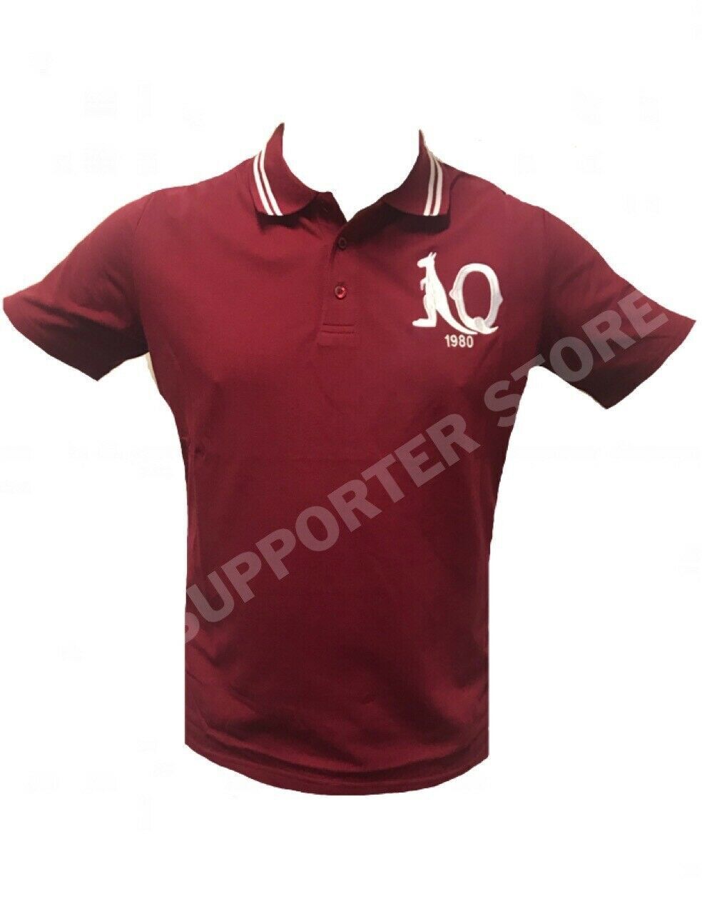 Queensland Maroons Retro Q Heritage Logo Polo Shirt Sizes S-5XL! W9