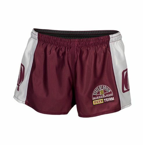 Queensland Maroons State Of Origin Classic Heritage Hero Footy Shorts Size S-4XL