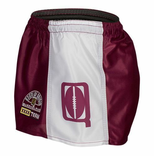 Queensland Maroons State Of Origin Classic Heritage Hero Footy Shorts Size S-4XL