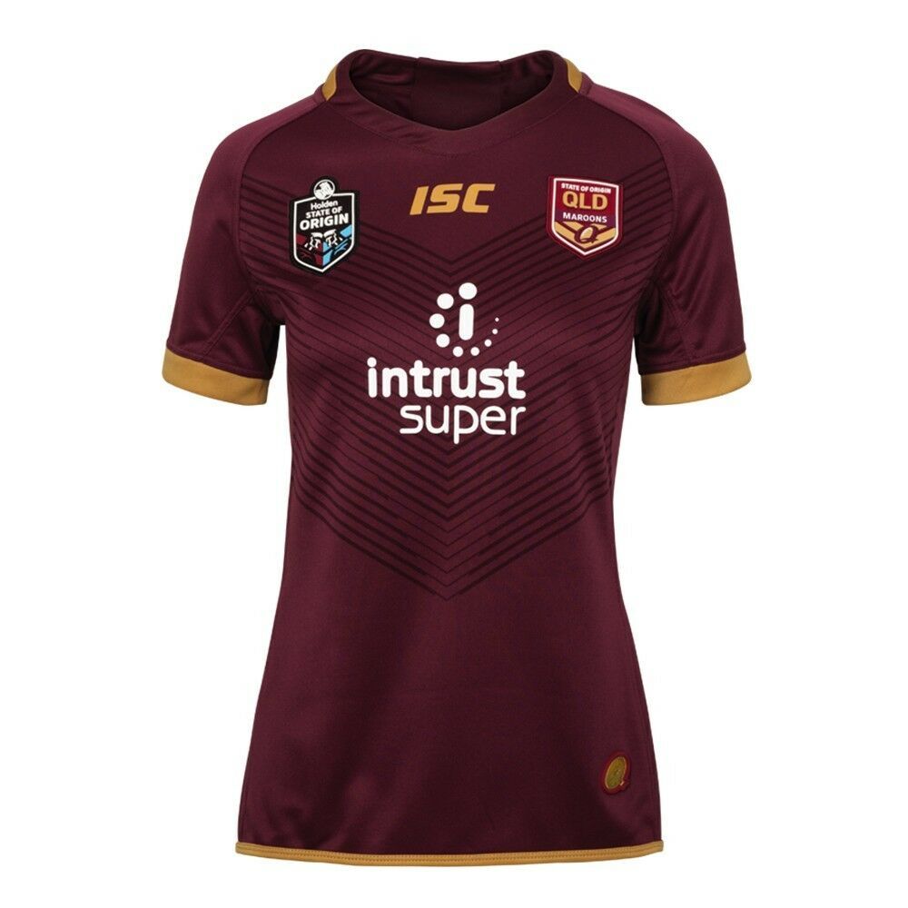 Queensland Maroons State of Origin On Field Jersey Ladies Sizes 8-18! T8