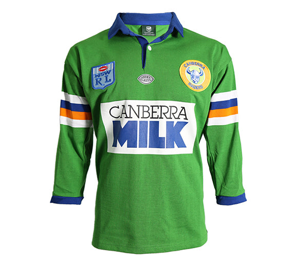 Canberra Raiders 1994 ARL/NRL MILK Retro Jersey Sizes S-5XL! Heritage