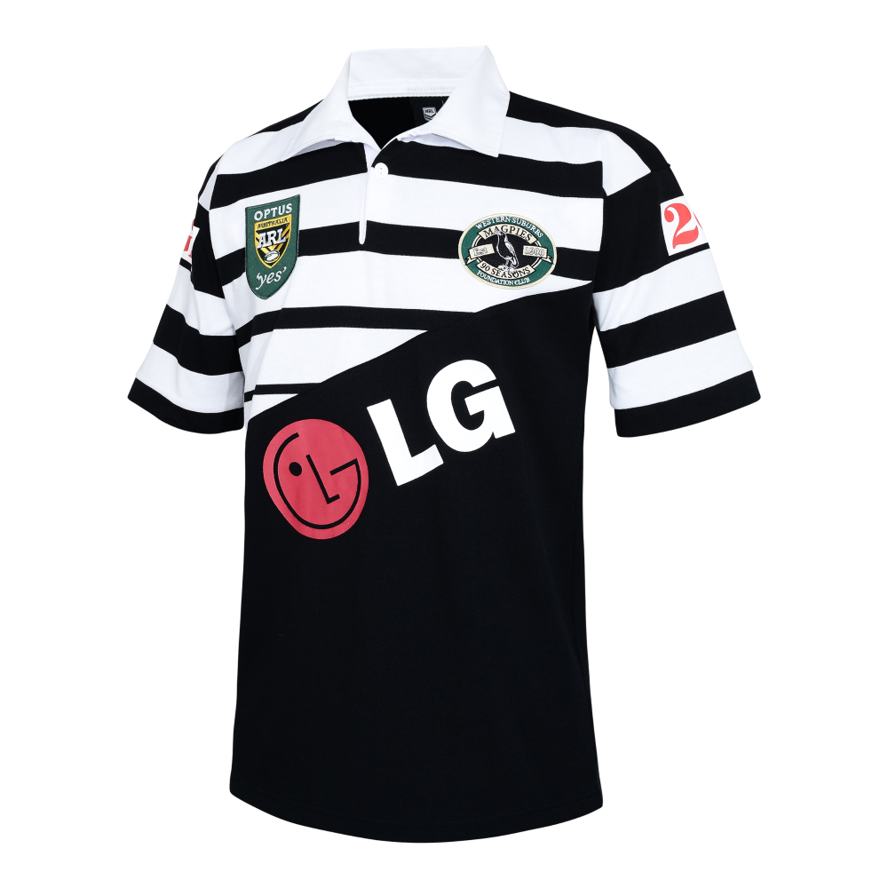 Western Suburbs Magpies 1997 ARL/NRL Retro Heritage Jersey Size S-5XL!