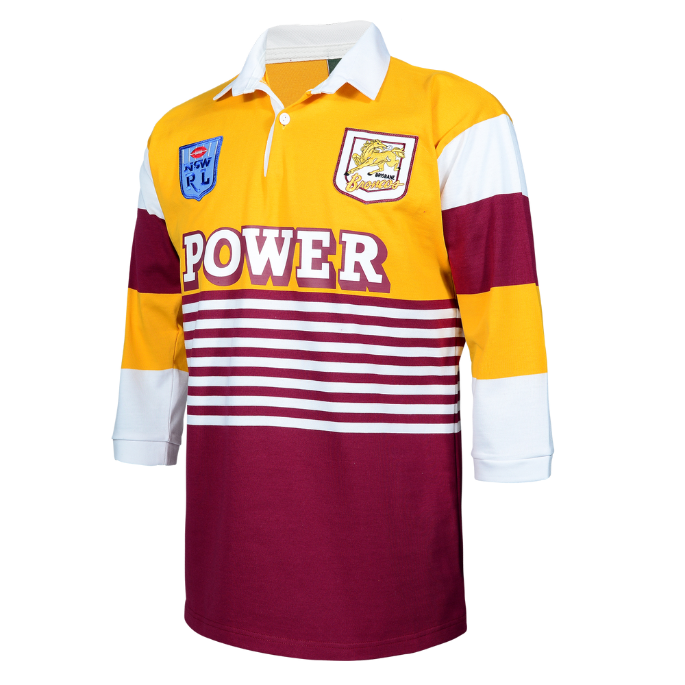 Brisbane Broncos 1988 ARL/NRL Retro Jersey Size S-5XL! Powers Jersey!