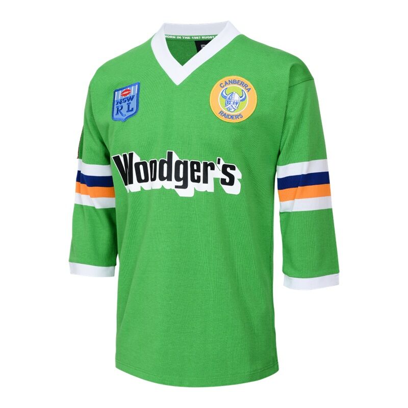 Canberra Raiders 1987 Grand Final Patch ARL/NRL Retro Jersey Size S-5XL! Limited Edition