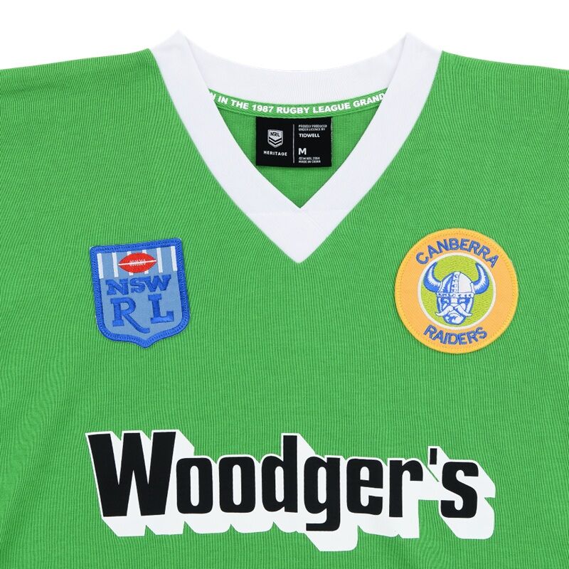 Canberra Raiders 1987 Grand Final Patch ARL/NRL Retro Jersey Size S-5XL! Limited Edition