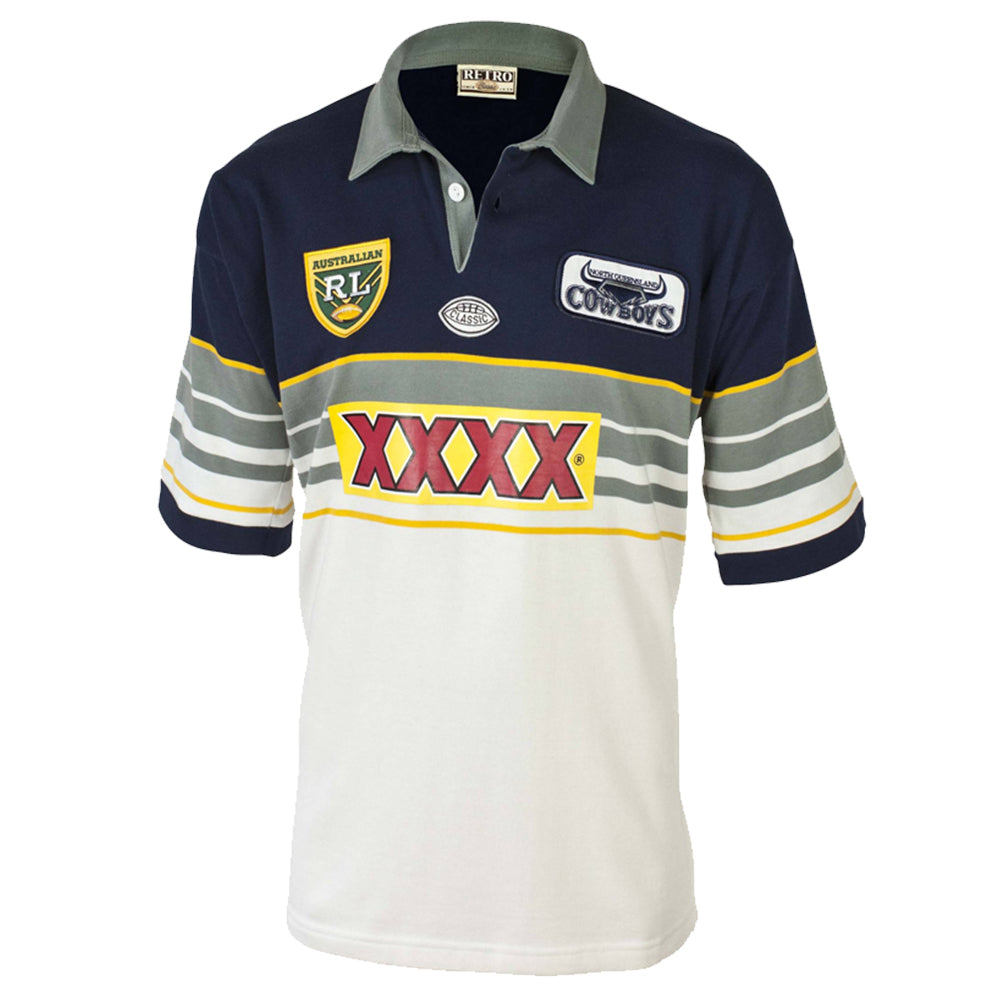 North Queensland Cowboys 1995 ARL/NRL Retro Jersey Sizes S-5XL! Heritage