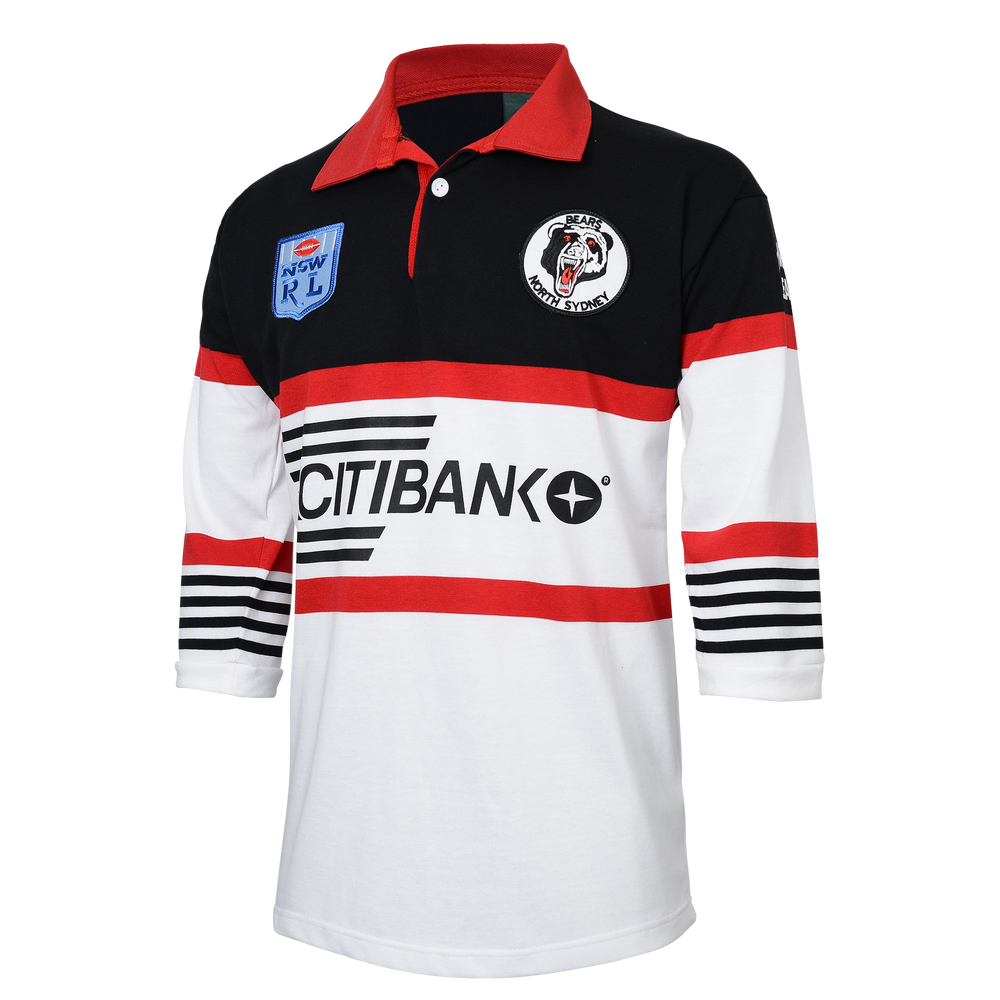 North Sydney Bears 1992 ARL/NRL Vintage Retro Jersey Sizes S-5XL!