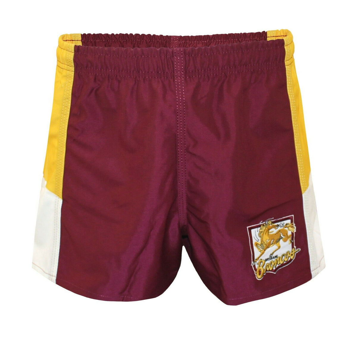 Brisbane Broncos NRL Retro Home Supporters Shorts Sizes S-5XL!