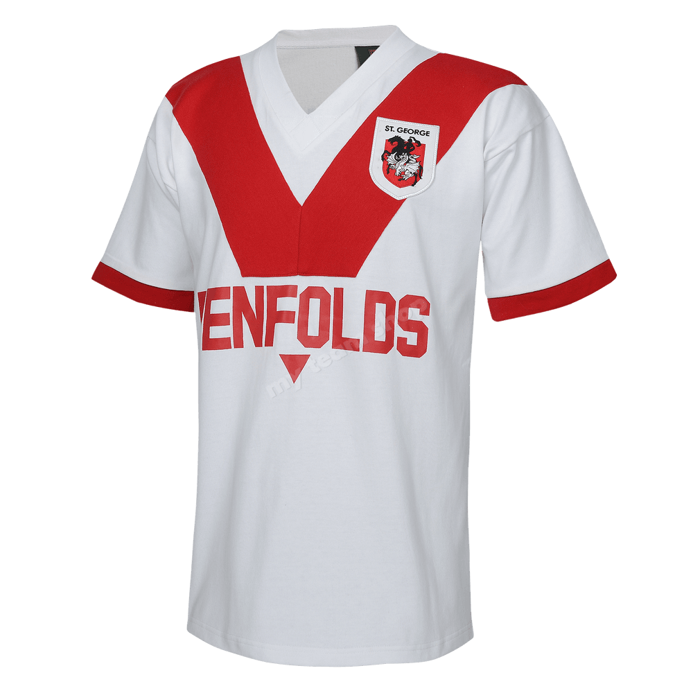 St George Dragons 1979 ARL/NRL Vintage Retro Heritage Jersey Sizes S-5XL!