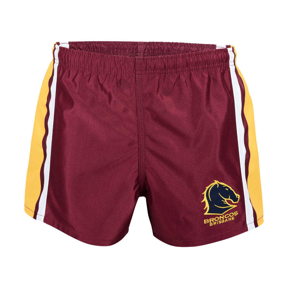 Brisbane Broncos 2000 NRL Retro Home Supporters Shorts Sizes S-5XL!