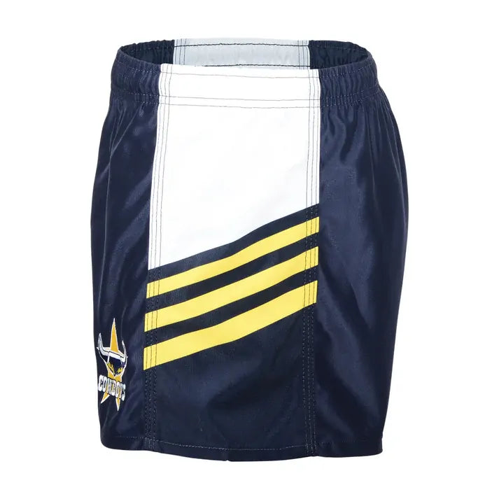 NQ Cowboys 2015 NRL Retro Home Supporters Shorts Sizes S-5XL!