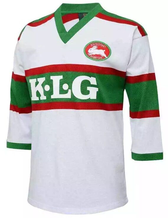 South Sydney Rabbitohs Panasonic Cup K.L.G. ARL/NRL Retro Jersey Sizes S-5XL!