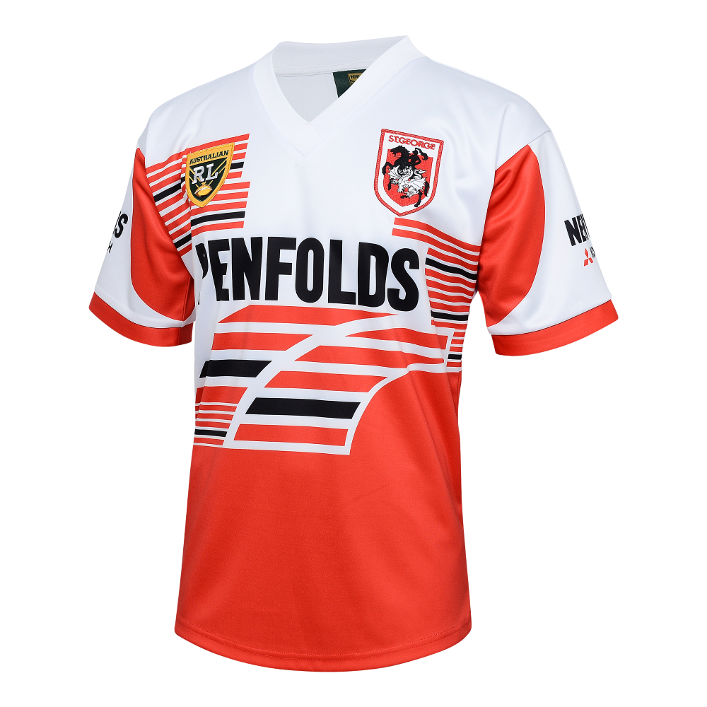 St George Dragons 1995 Alternate Worlds Sevens ARL/NRL Retro Jersey Sizes S-5XL!