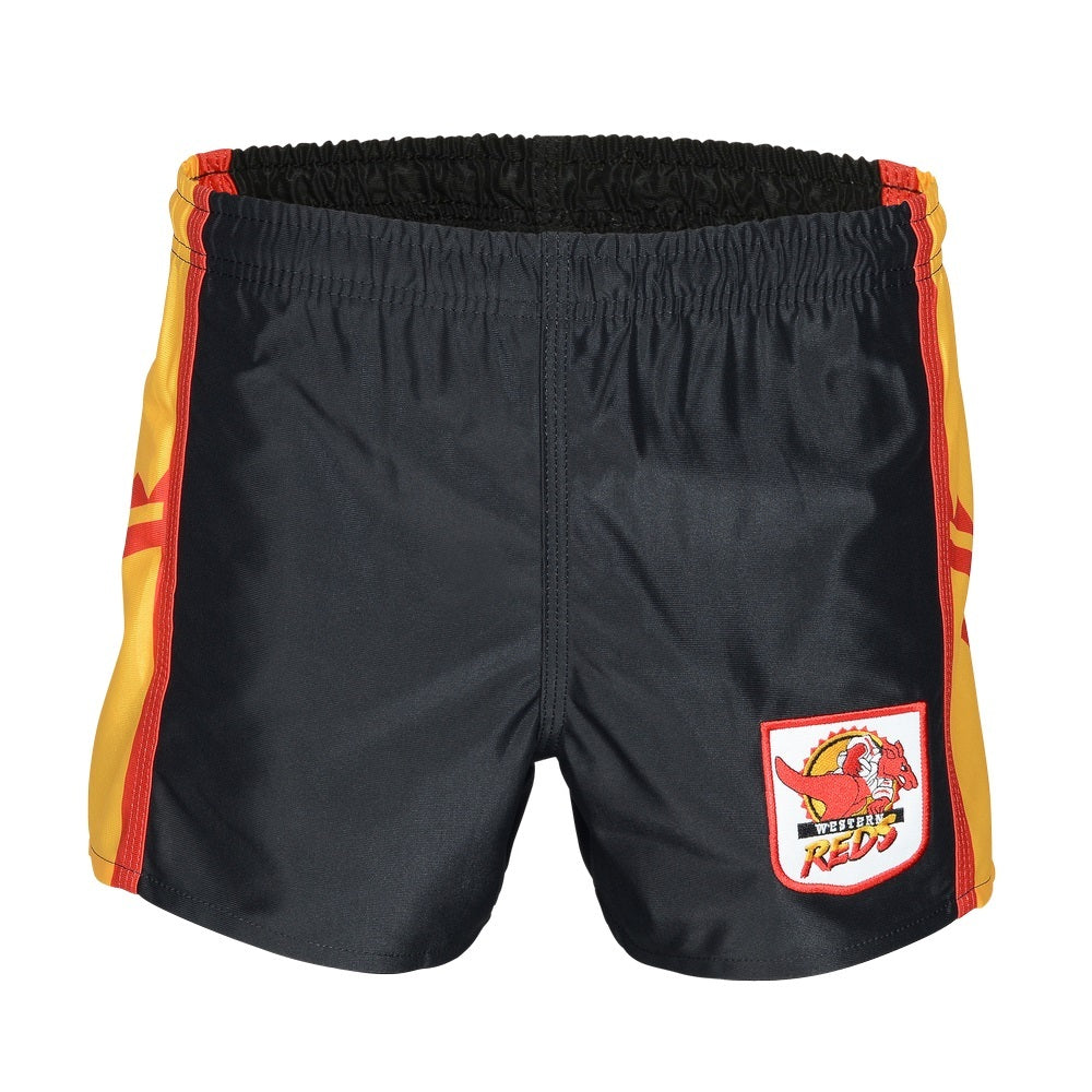 Western Reds NRL Retro Home Supporters Shorts Sizes S-5XL!