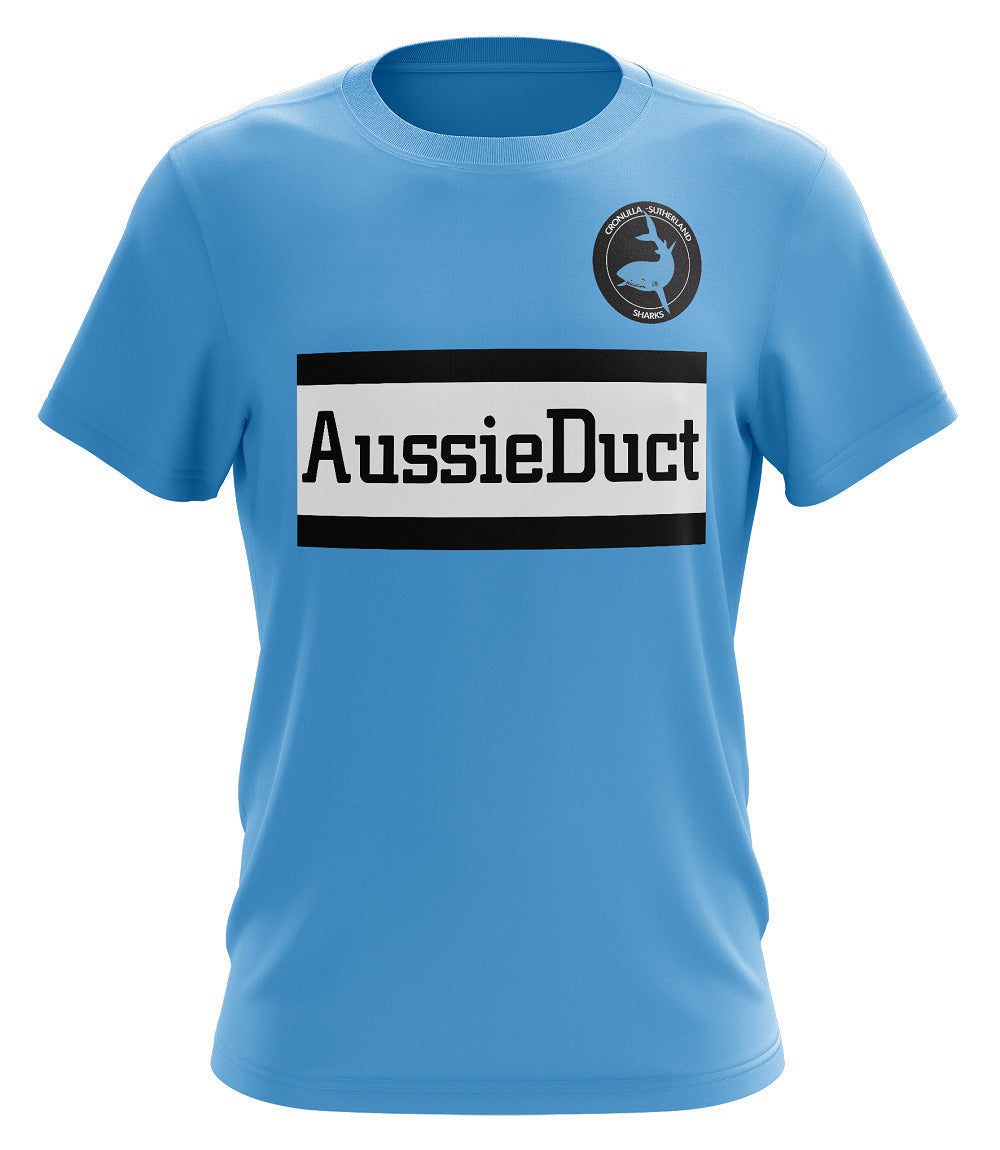Cronulla Sharks ARL NRL Classic Retro Aussie Duct T Shirt Sizes S-5XL!