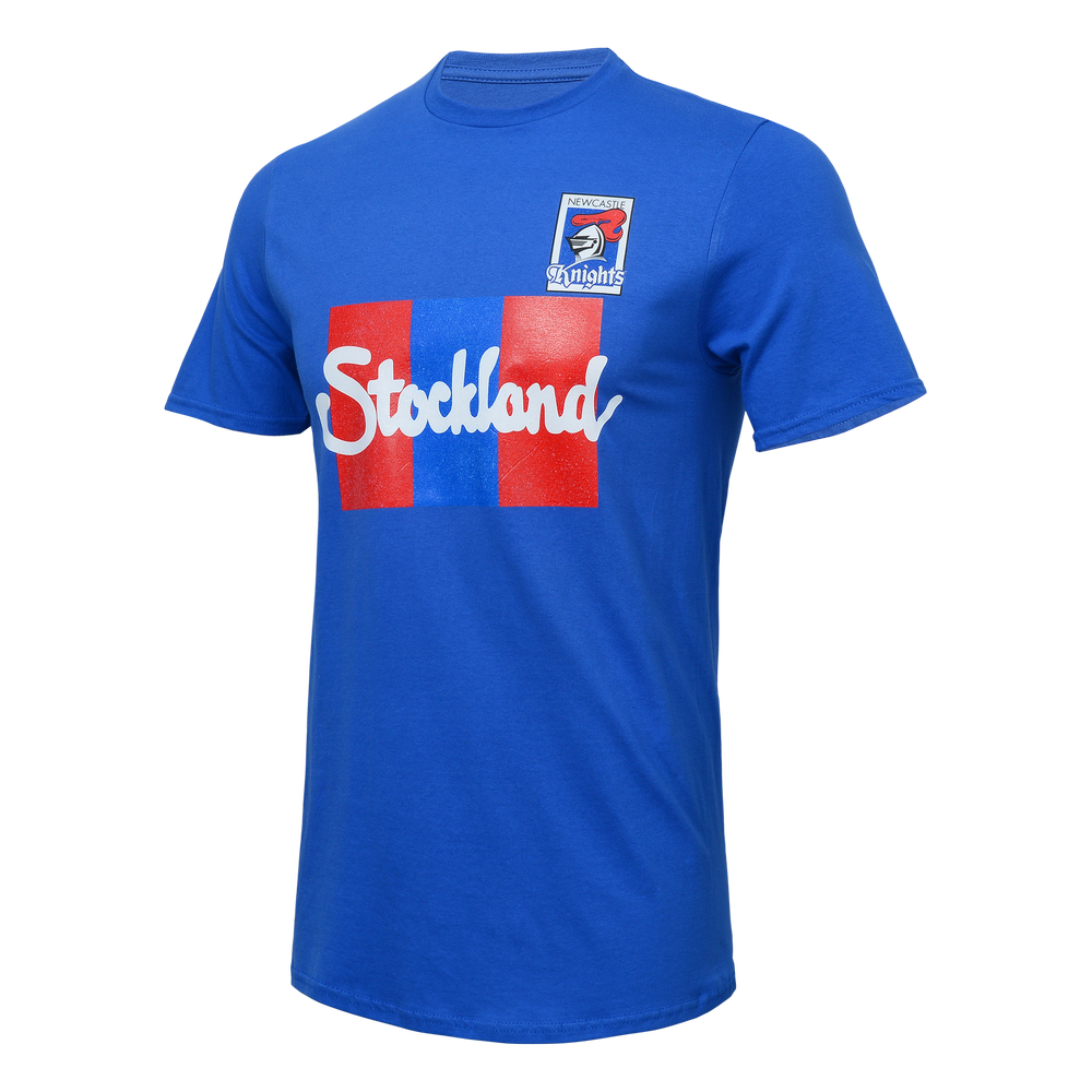 Newcastle Knights ARL NRL1997 Retro Stockland T Shirt Sizes S-5XL!