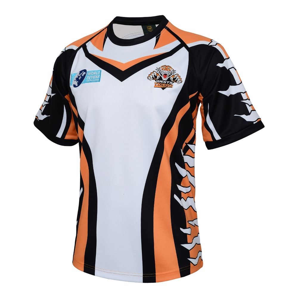 Wests Tigers 2004 NRL Vintage Retro Sevens Jersey Sizes S-5XL!