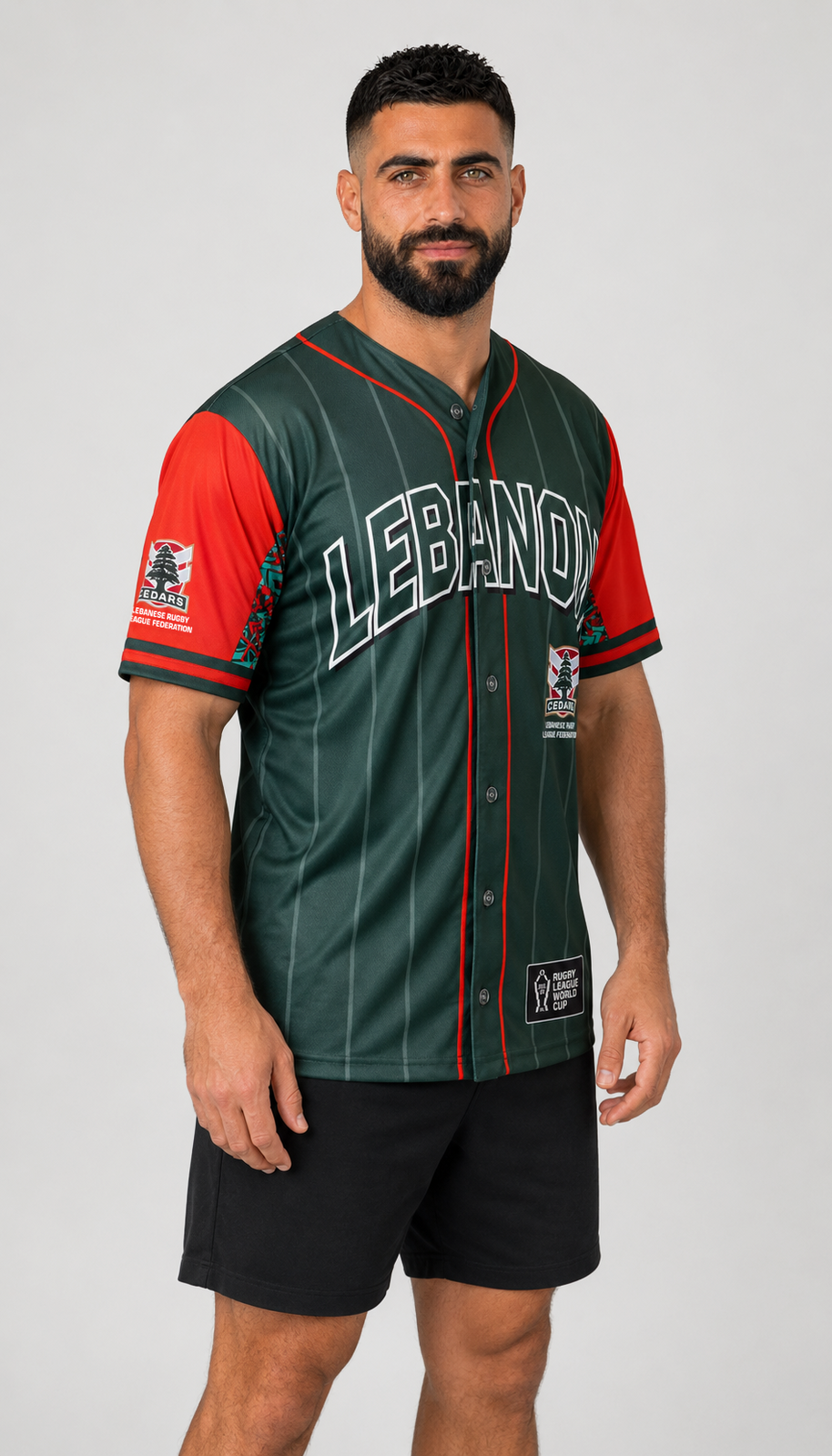 Lebanon Cedars RLWC 2026 Slugger Baseball Jersey Shirt Sizes 8-14!